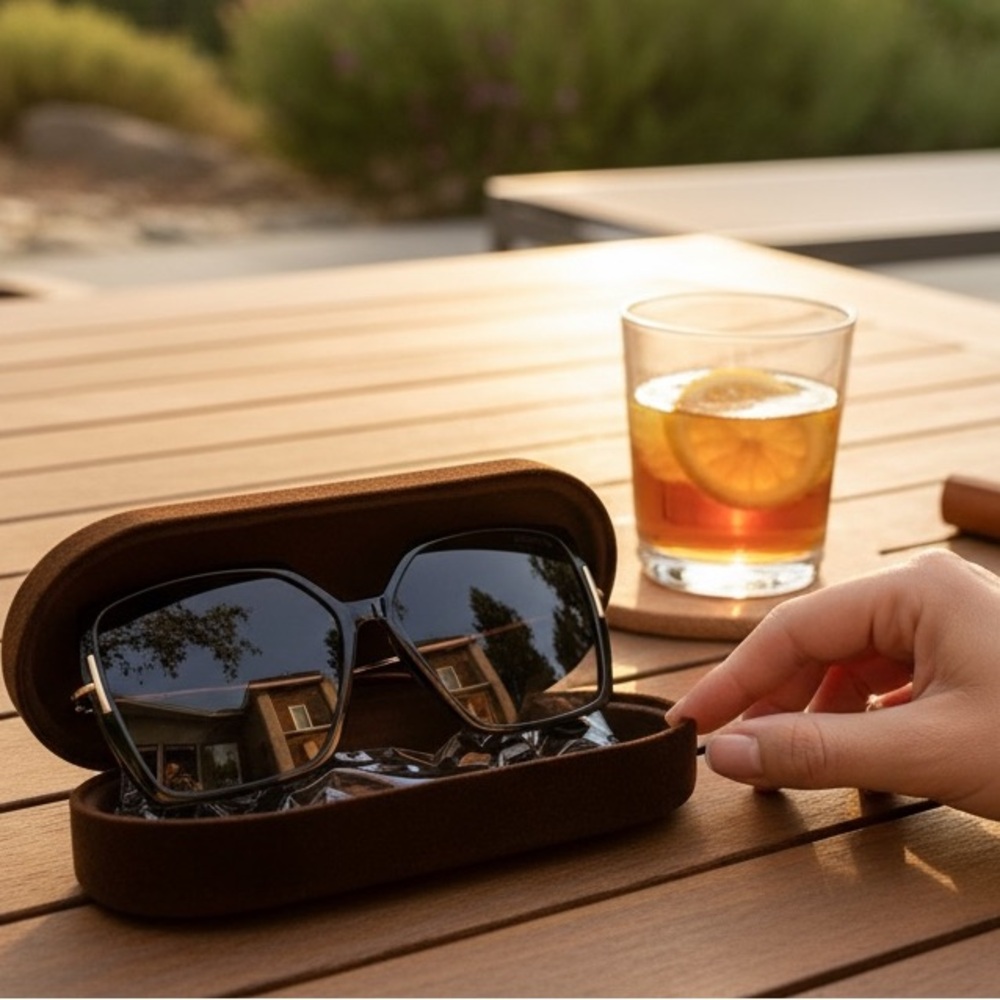 Tom Ford Rich Brown Eyewear with Case